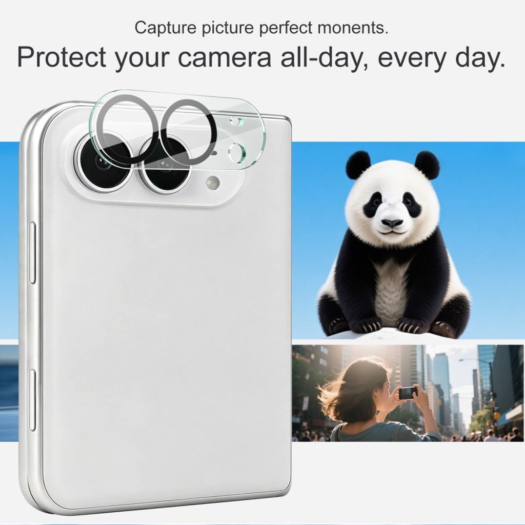 IMAK iPhone Fold herdet glasslinsebeskytter