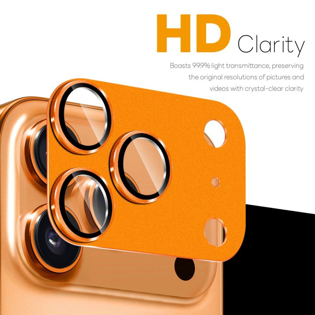 NORTHJO iPhone 17 Pro Lens protector - Orange