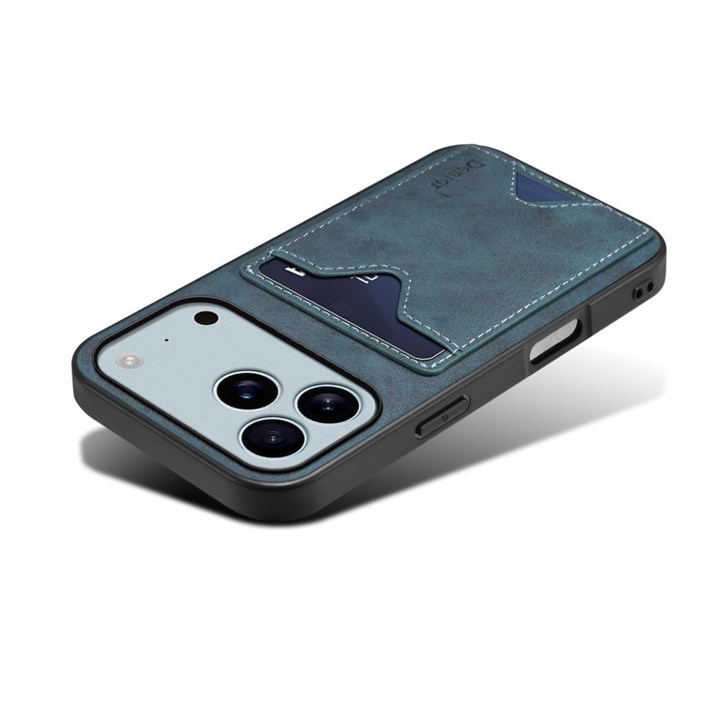 DENIOR iPhone 17 Pro Max Case with Stand - Blue