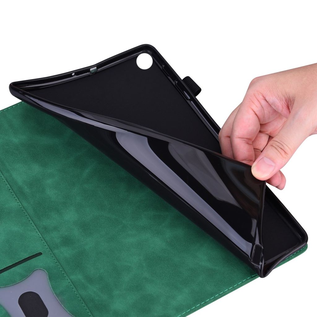 Samsung Galaxy Tab S10 FE Plus Cover with Card Slot - Green