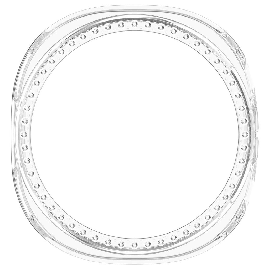 Samsung Galaxy Watch9 44mm Deksel med rhinsteiner - Gjennomsiktig