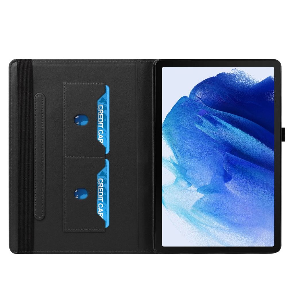 Samsung Galaxy Tab S12 Plus Flip cover med roterende stativ - Sort