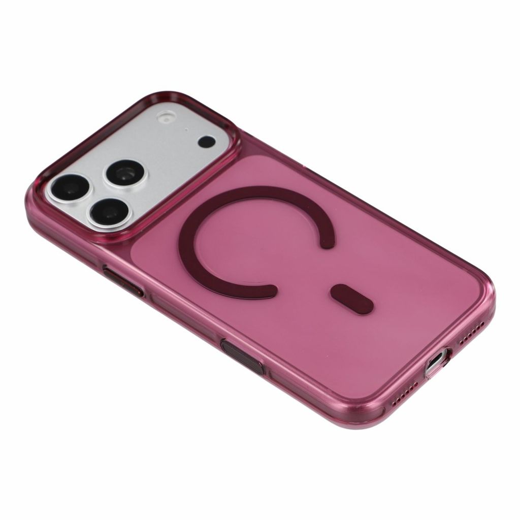 JAUCASE iPhone 18 Pro Max/17 Pro Max MagSafe Kuori - Läpinäkyvä/Violetti