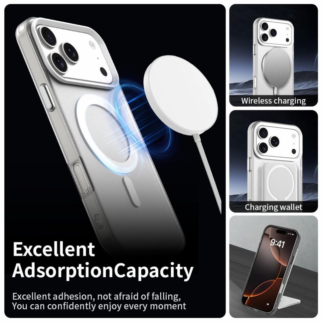 iPhone 18 Pro/17 Pro MagSafe-kompatibelt Skal - Vit