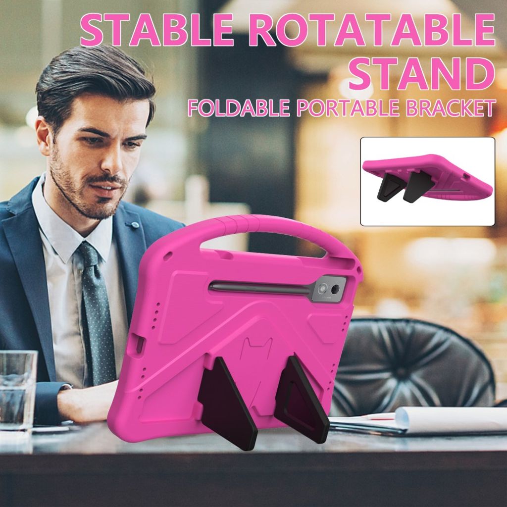 Lenovo Idea Tab Pro (TB-373FU) EVA Kuori Kädensija - Vaaleanpunainen