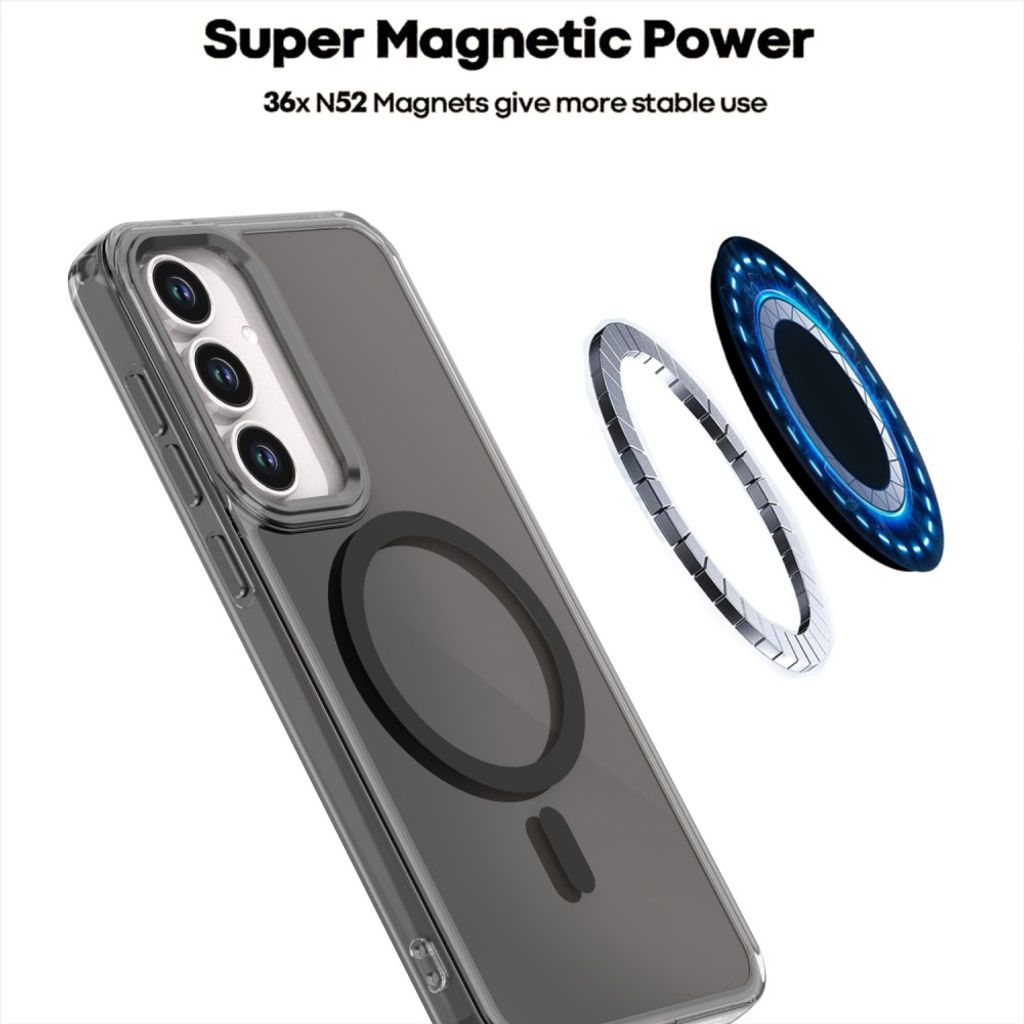 Samsung Galaxy S26 FE Magnetisk Cover Farveskiftende TPU - Sort