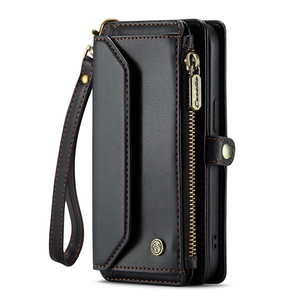 CASEME iPhone 13 Mini Plånboksfodral RFID med Stativ – Svart