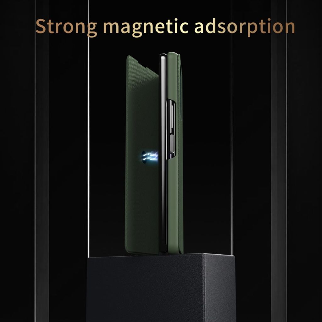 Samsung Galaxy Z Fold7 5G Fodral med Stativ - Svart
