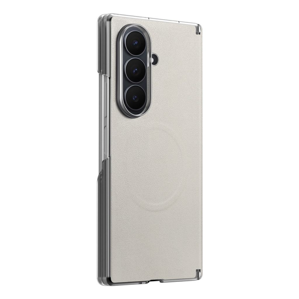 Samsung Galaxy Z Fold8 Ultra MagSafe Kuori PU-nahkaa - Beige