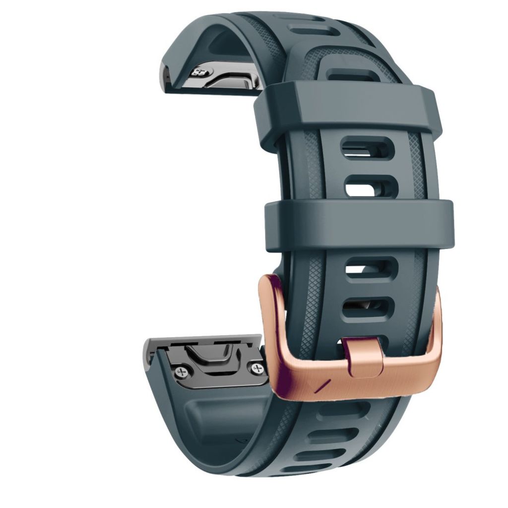 Garmin Fenix ​​​​7S/6S/5S/Instict 2 etc. Silicone Watch Strap - Blue