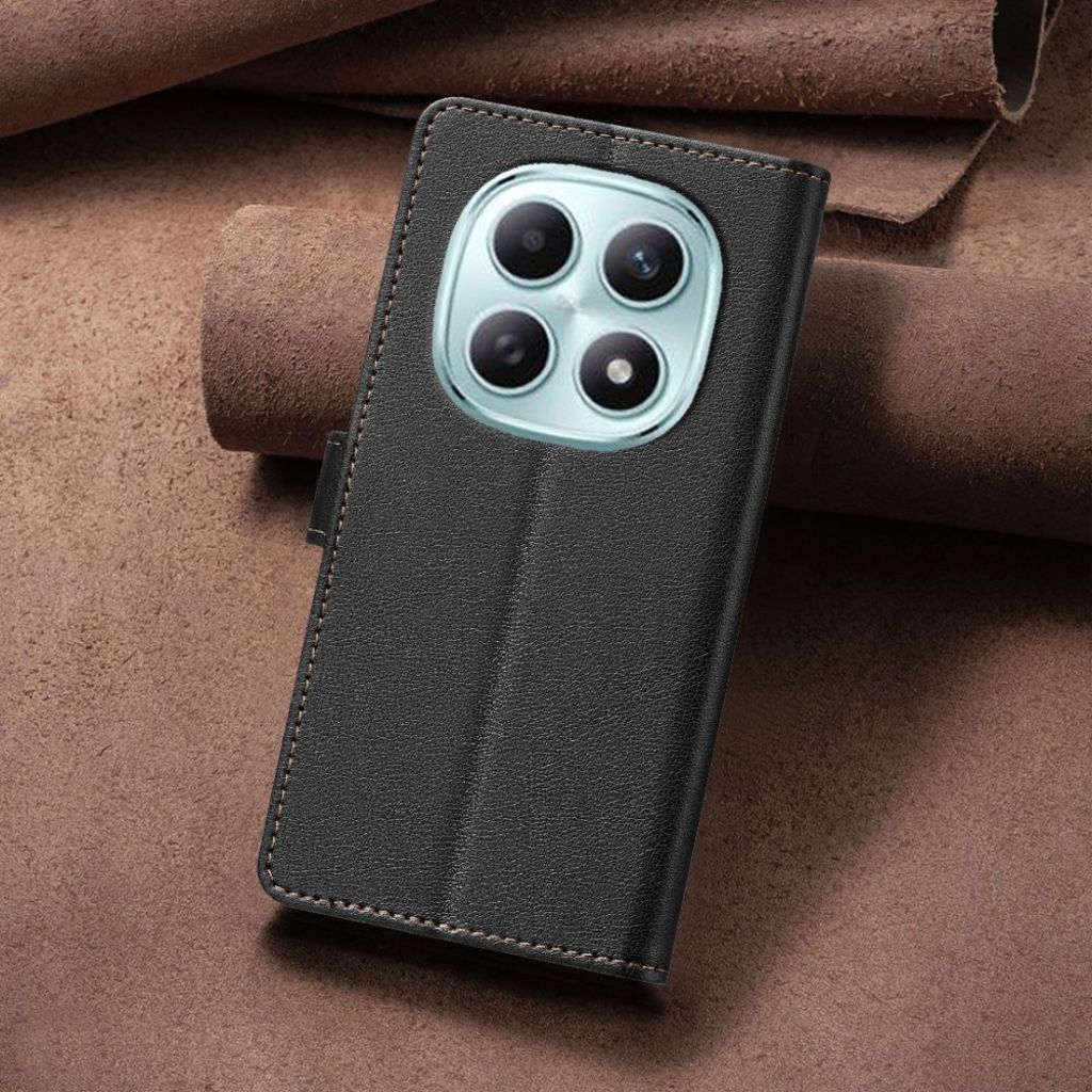 BINFEN COLOR Xiaomi Poco M8 5G/Redmi Note 15 Plånboksfodral RFID - Svart