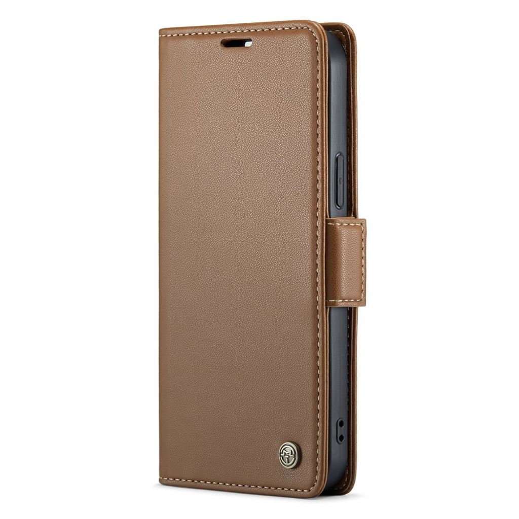 CASEME iPhone 12 Mini Wallet Cover with Stand - Brown
