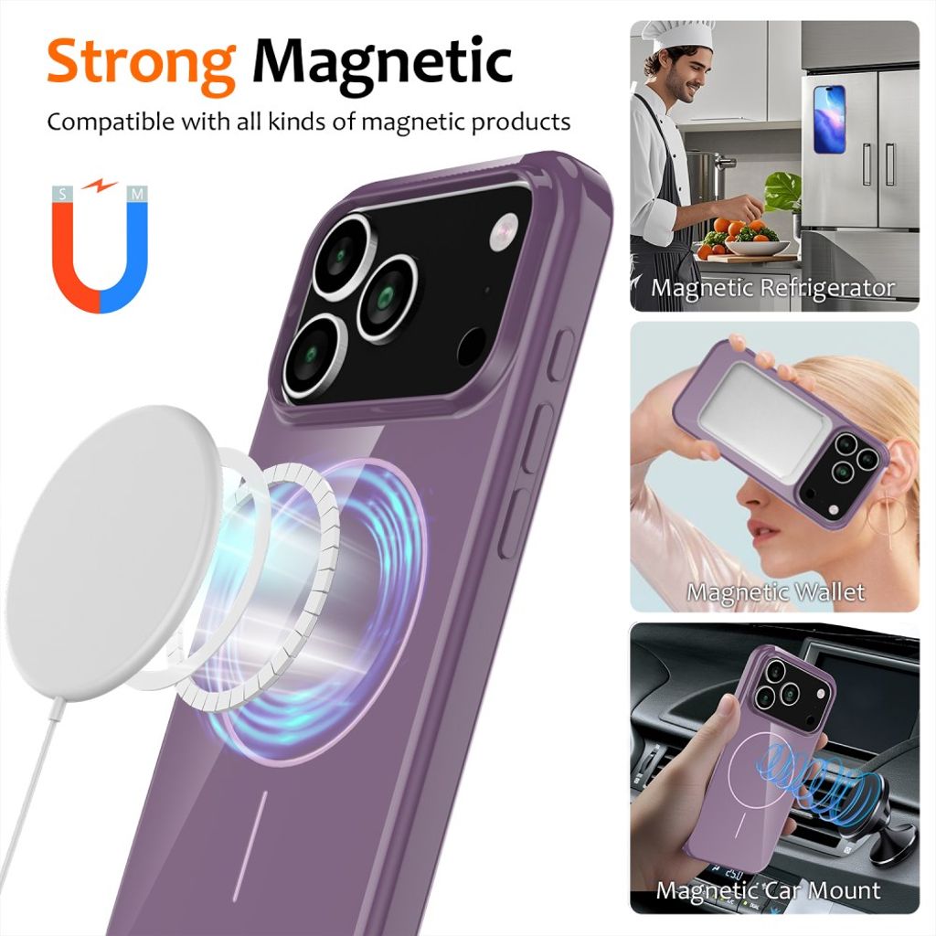 iPhone 17 Pro Max Case with Carrying strap - Purple