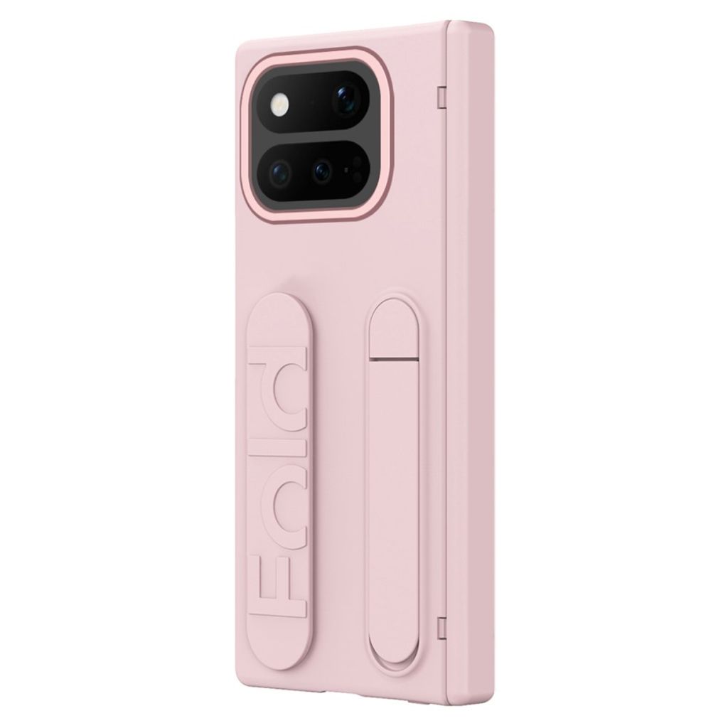 Google Pixel 11 Pro Fold Deksel med skjermbeskytter i herdet glass - Rosa