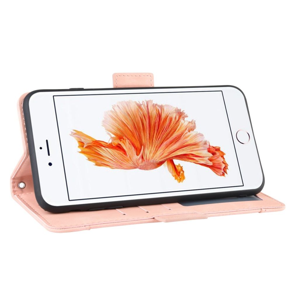 iPhone 6/6s Etui med Stativ - Rosa