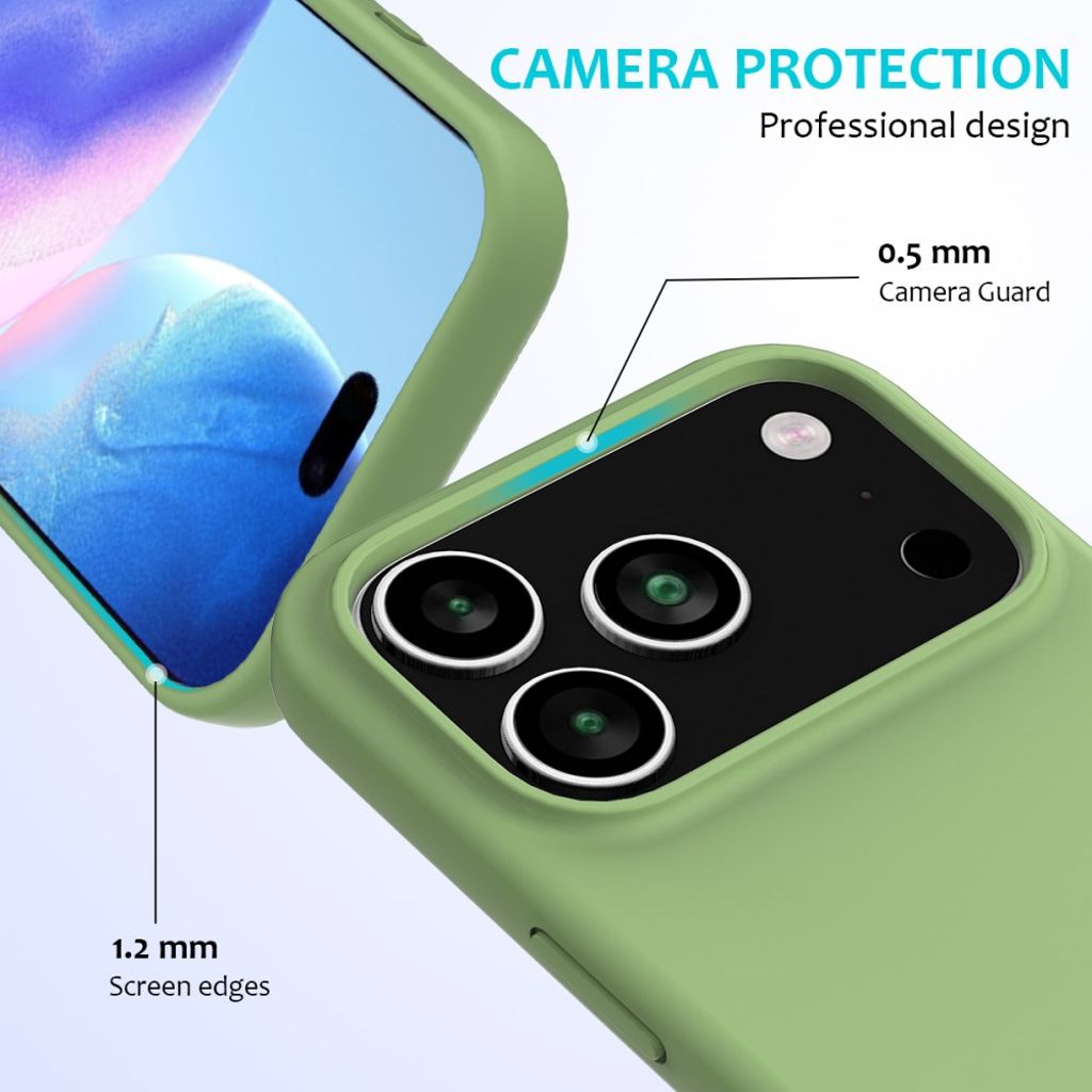 iPhone 17 Pro Max Silicone Phone Case - Green