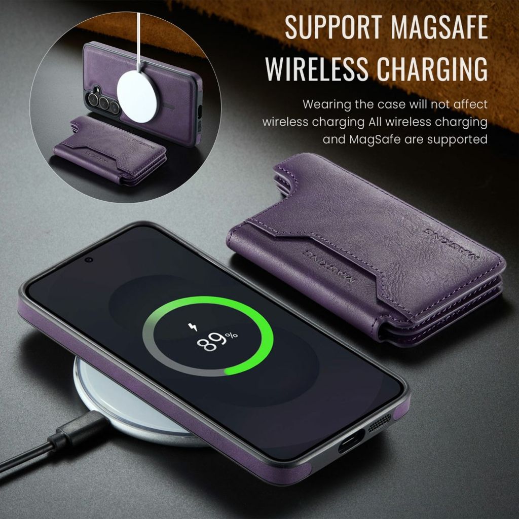 MAGKING Samsung Galaxy S25 FE Case with MagSafe - Purple