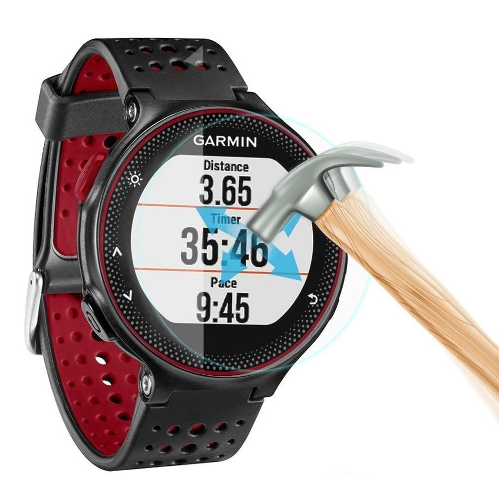 Garmin Forerunner 220/225/230/235/620/630 skjermbeskytter, 0,3 mm, 9H
