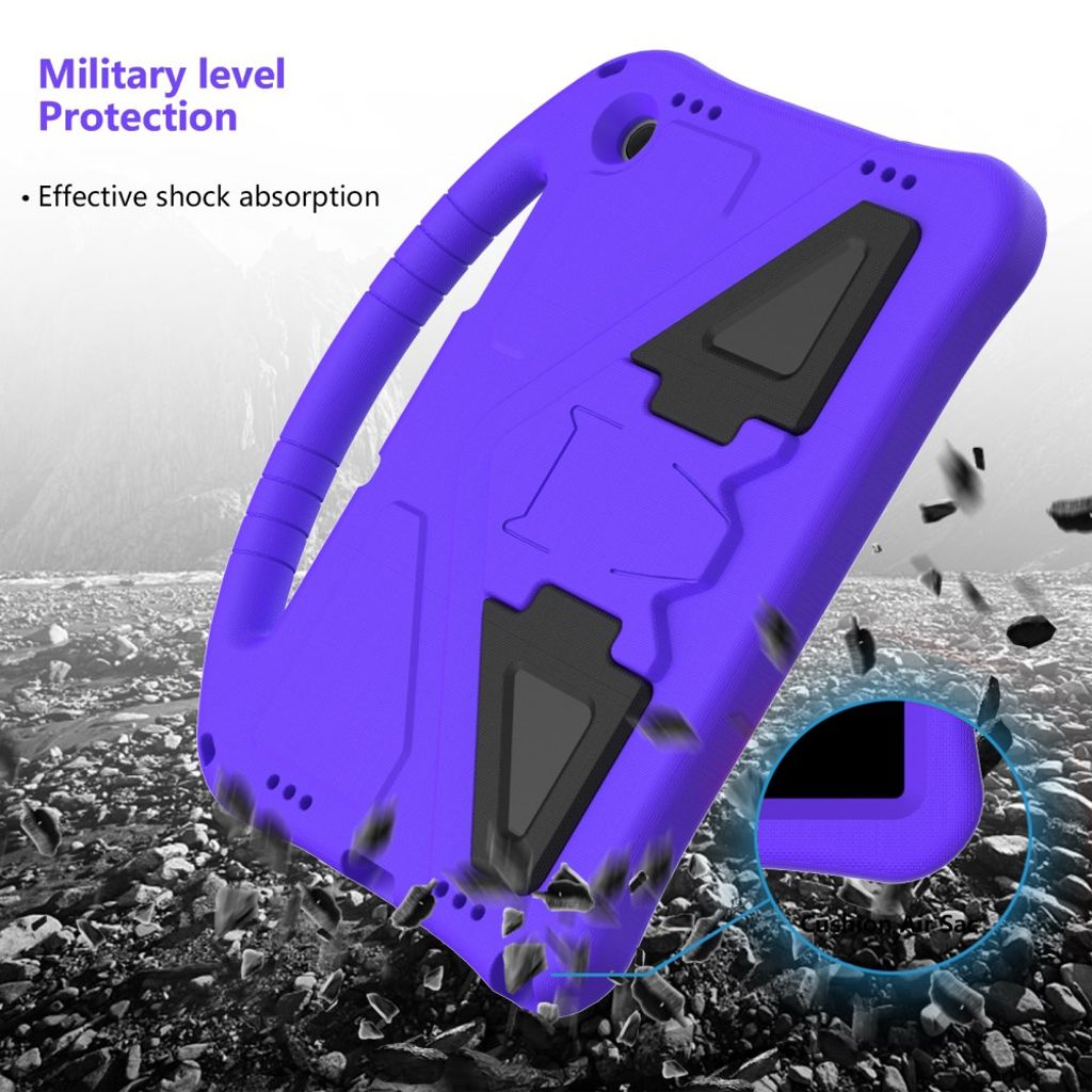 Samsung Galaxy Tab A11 Plus / A9 Plus Skal med handgrepp - Lila