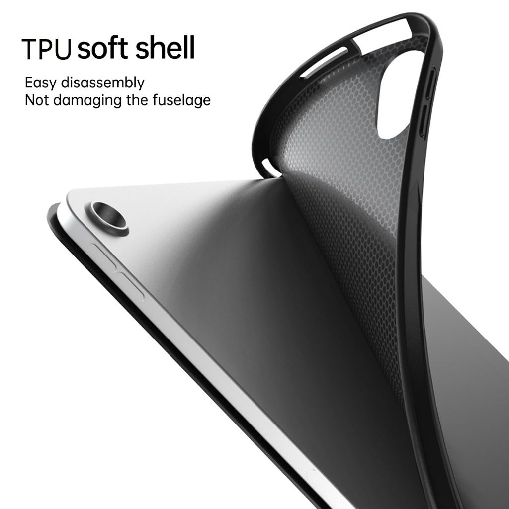 iPad A16 11" 2025/10.9" 2024 Tri-fold flip cover - Sort