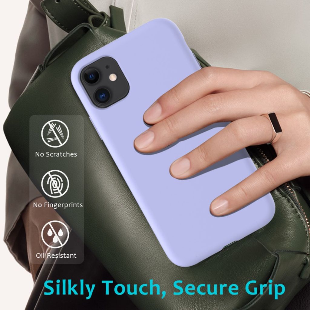 iPhone 11 Silikoni Kuori - Vaaleanvioletti