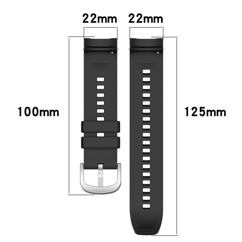 Huami Amazfit Balance Klockarmband i Silikon – Svart