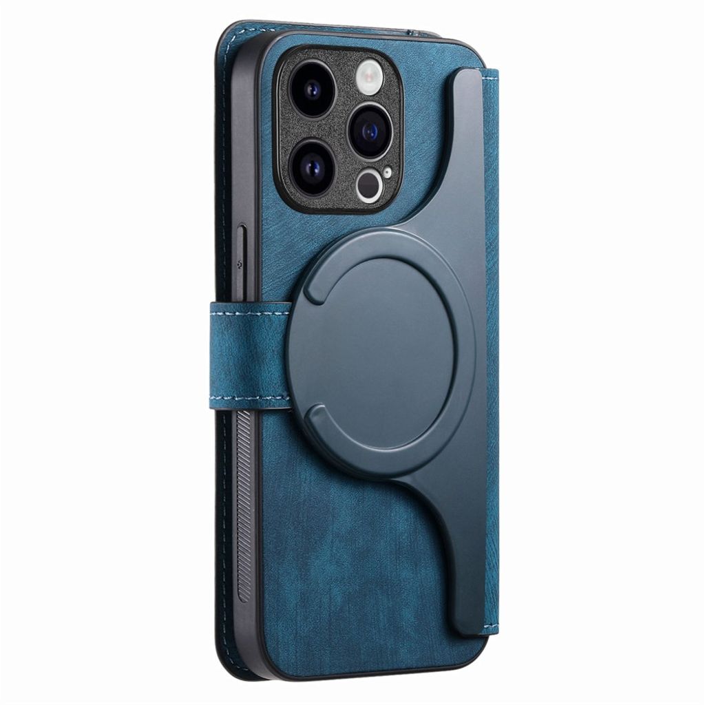 CASENEO iPhone 13 Pro Max Lompakkokotelo Irrotettava lompakko - Tummansininen