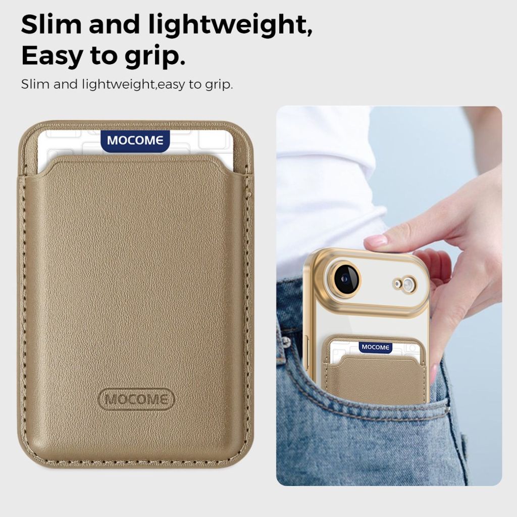 iPhone Air MagSafe Kuori Irrotettavalla Kortin haltijalla - Desert Gold