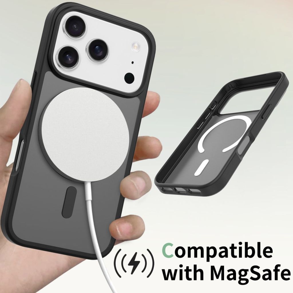 iPhone 18 Pro/17 Pro Matt Deksel - Svart