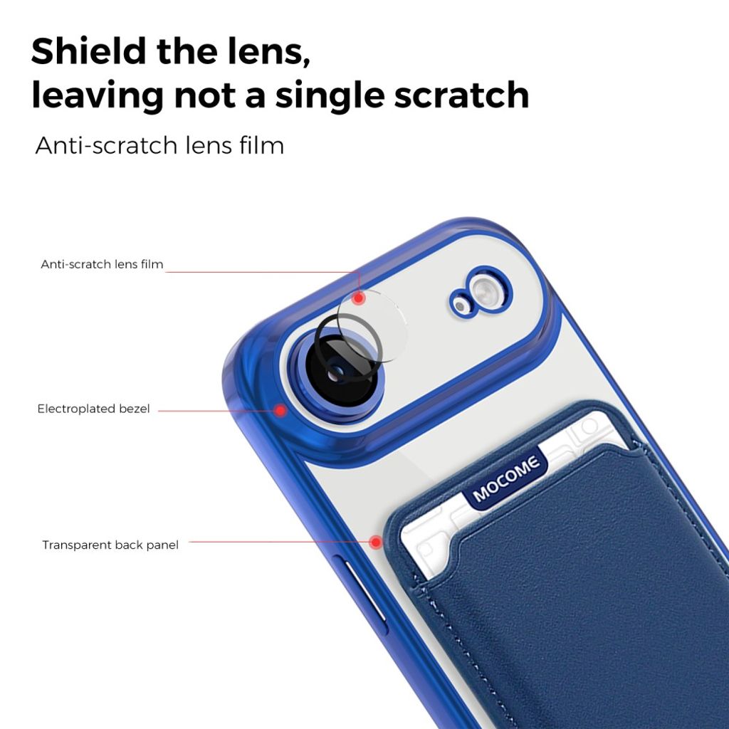 iPhone Air MagSafe Kuori Irrotettava Kortin Haltija - Sininen