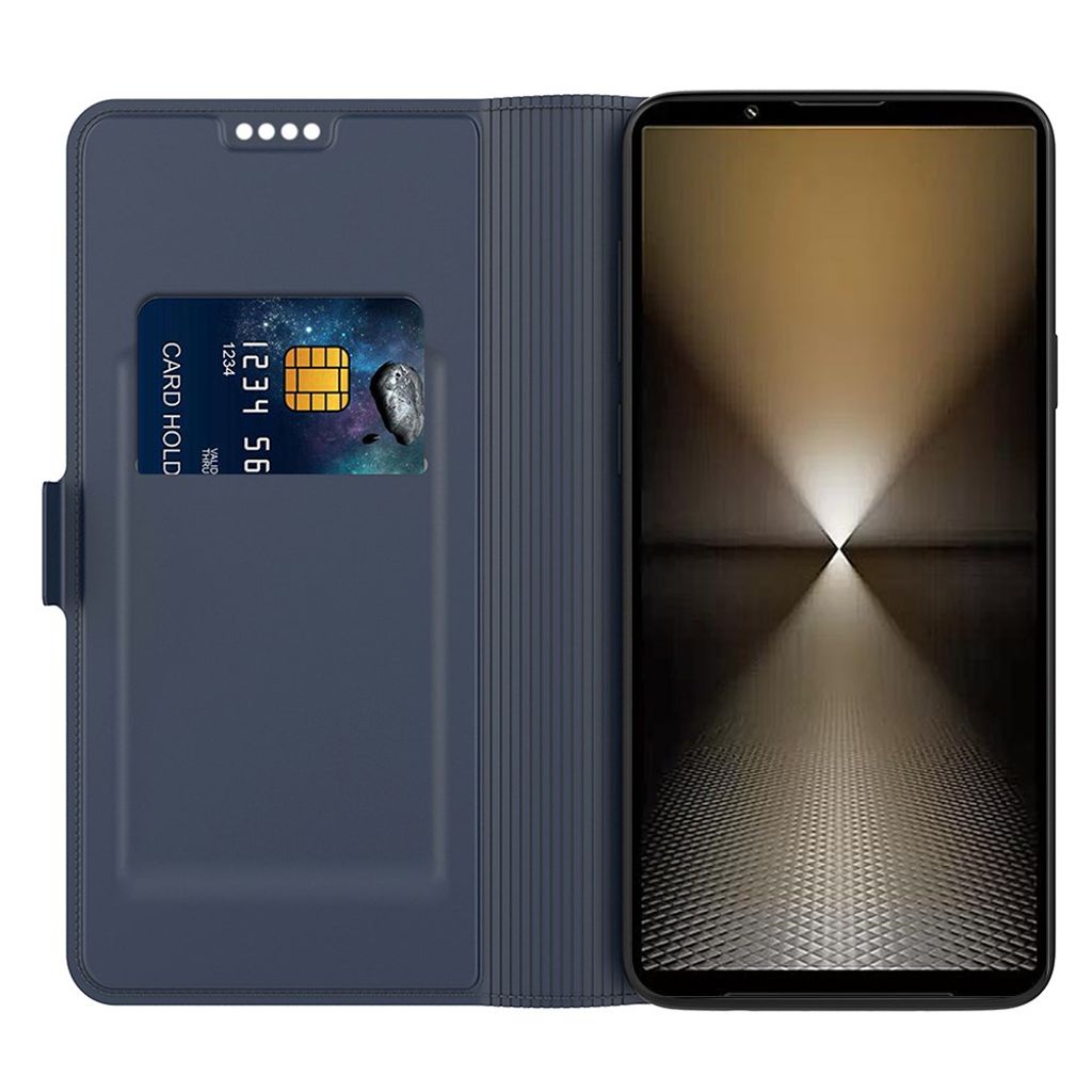 Sony Xperia 1 VII Fodral med Stativ - Blå
