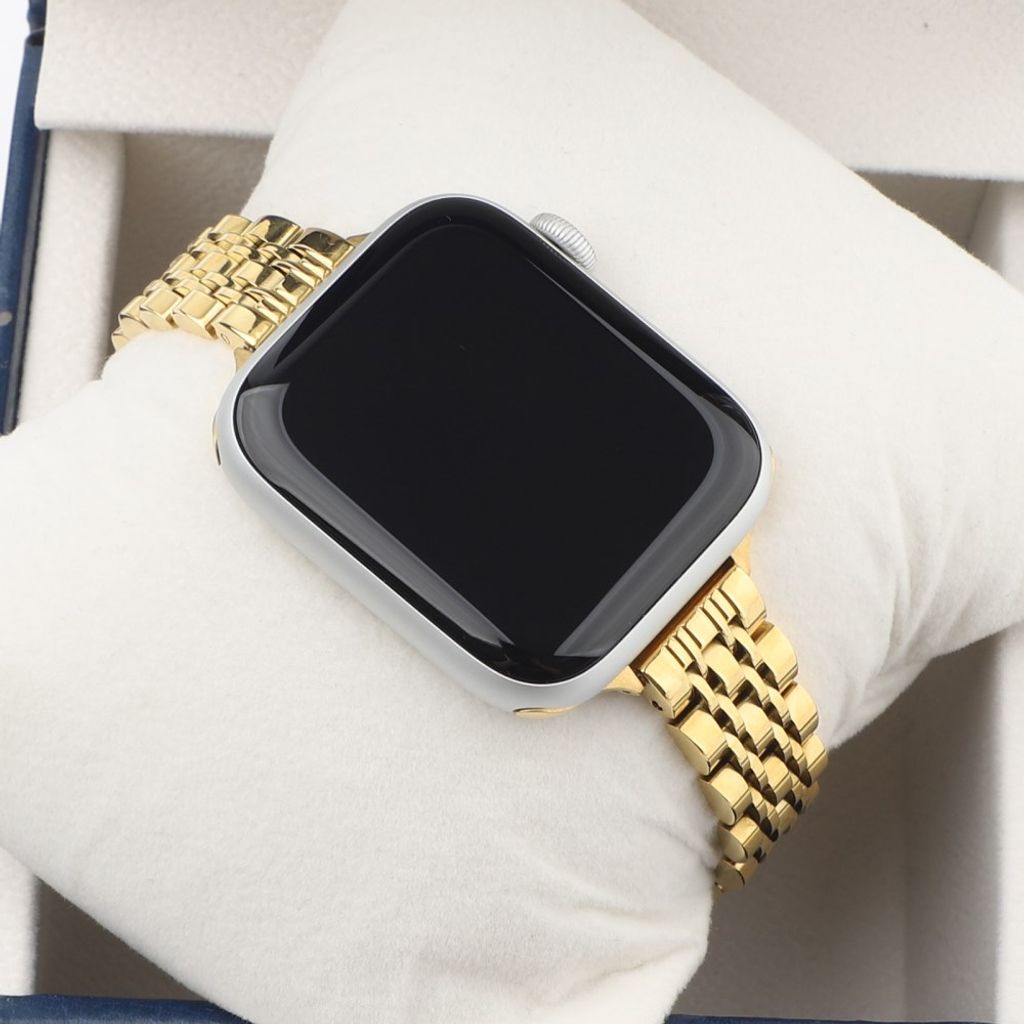 Apple Watch 38/40/41/42mm Urrem med lænkedesign i rustfrit stål - Guld