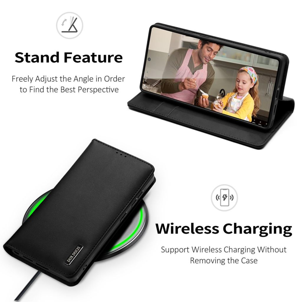 DUX DUCIS Samsung Galaxy S26 Ultra Lommeboketui RFID Blokkerende - Svart