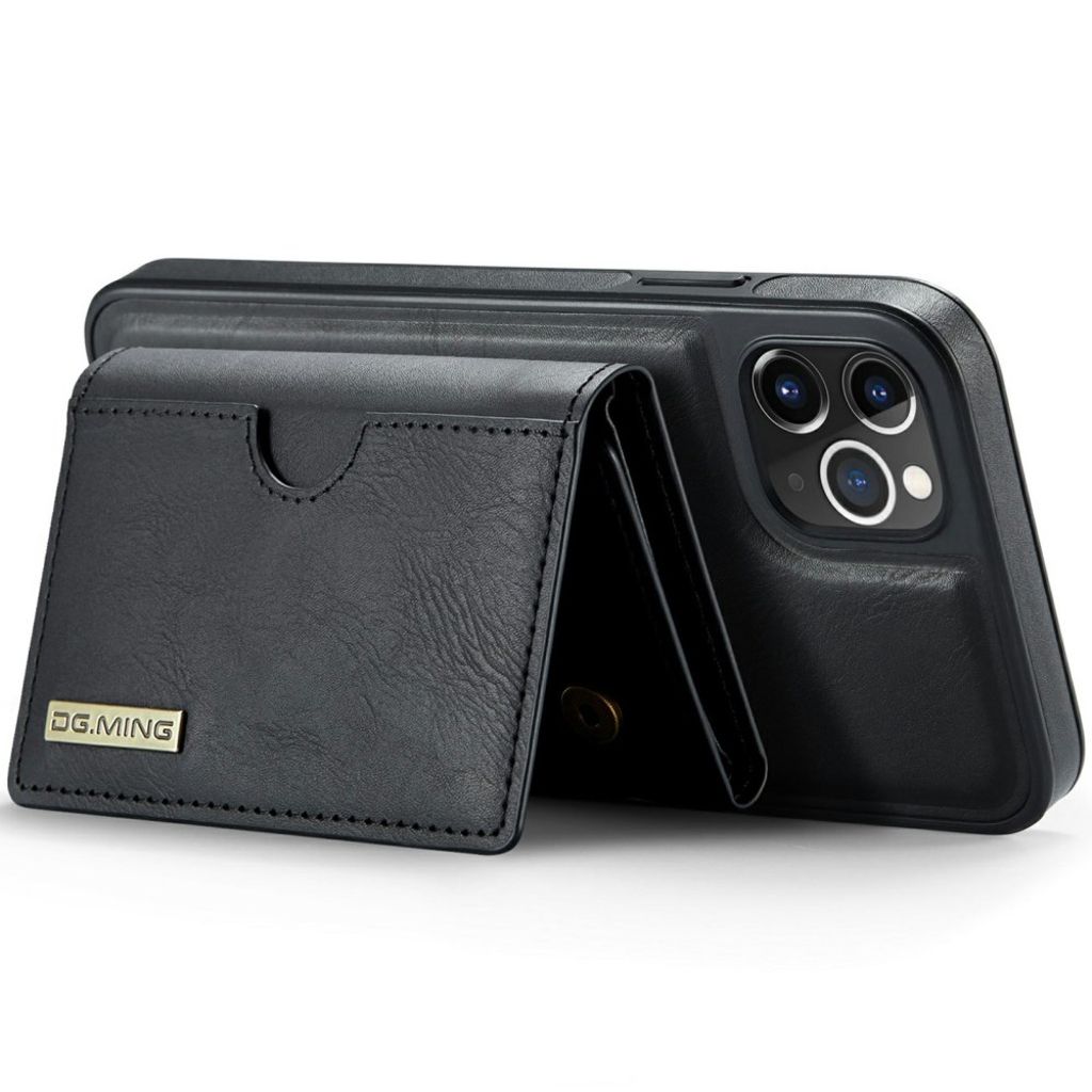 DG.MING iPhone 11 Pro Max Plånboksskal RFID-blockering – Svart