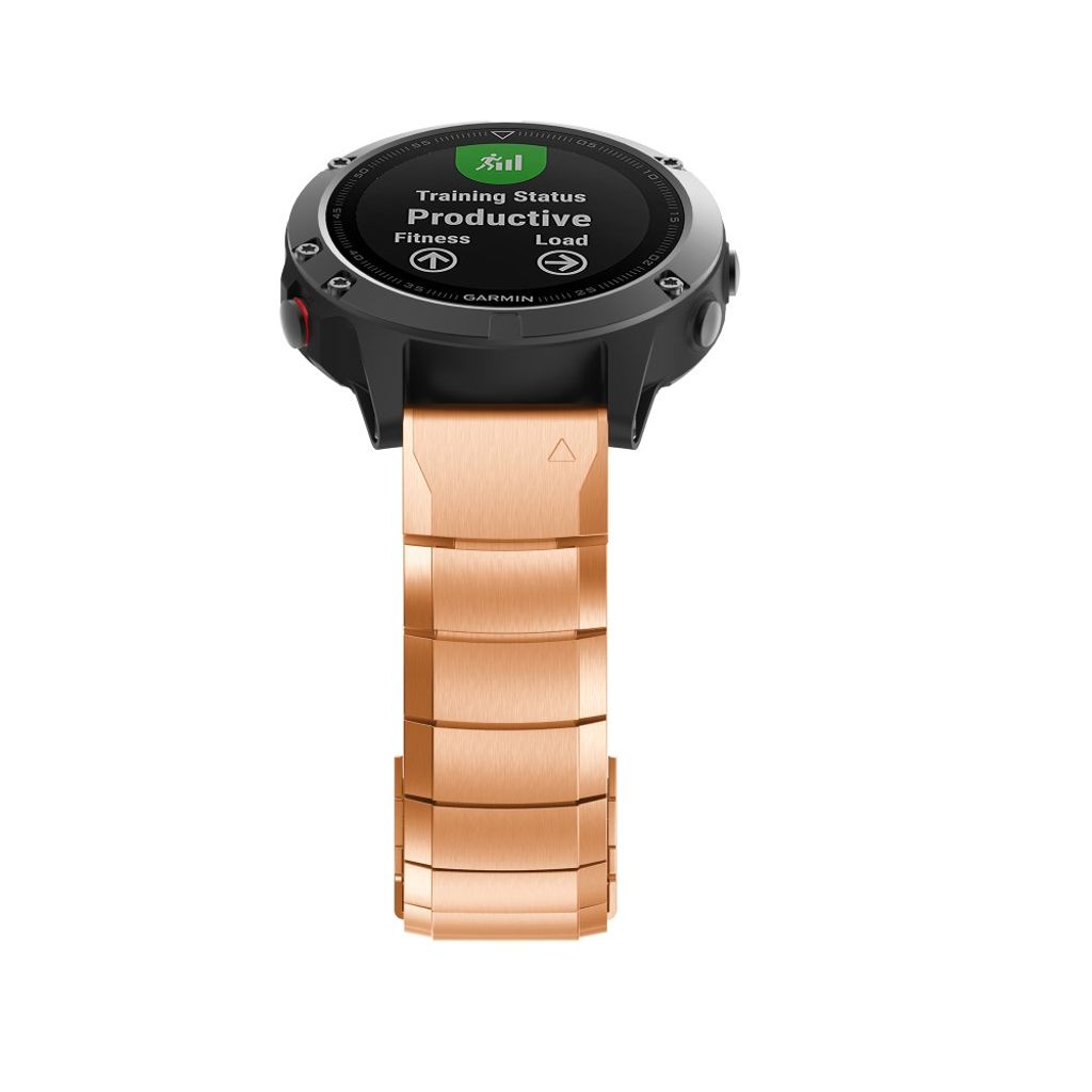 Garmin Fenix ​​​​6X Stainless Steel Watch Strap - Rose Gold