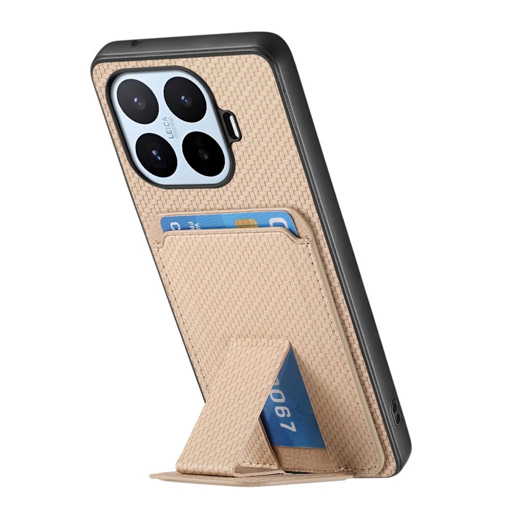 Xiaomi 17T Pro Kuori korttitaskulla - Beige