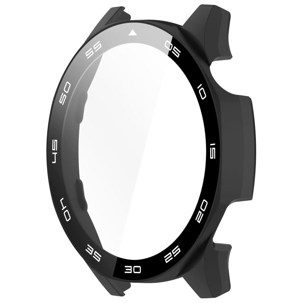 Huawei Watch GT 5 46mm Cover med Skærmbeskyttelse med kantmarkering – sort