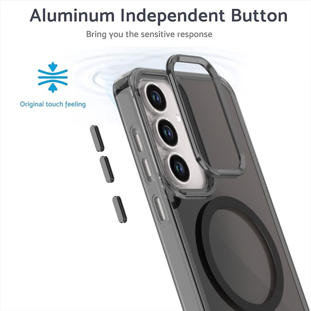 Samsung Galaxy S26 FE Magnetisk Cover Farveskiftende TPU - Sort