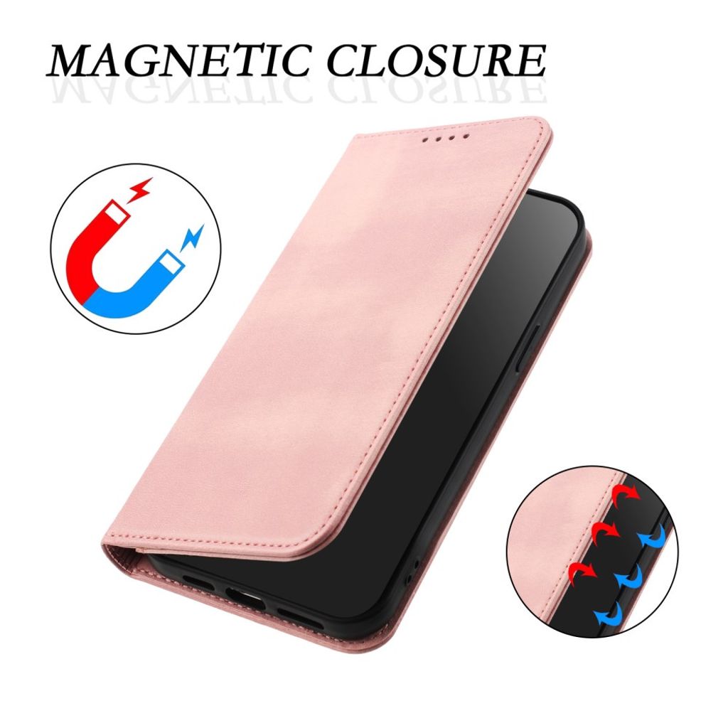 Xiaomi 15T Wallet Cover with RFID Blocking - Pink