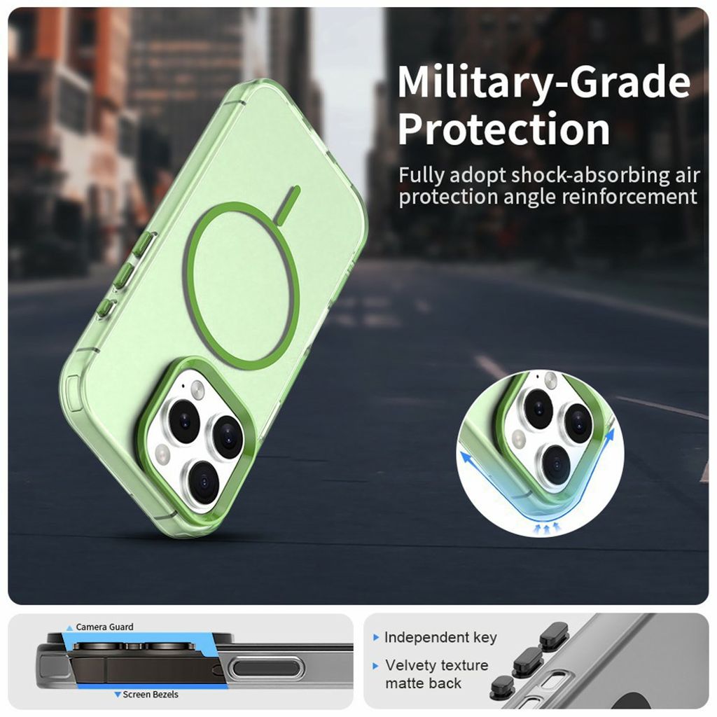 iPhone 16 Pro Deksel med MagSafe - Grønn