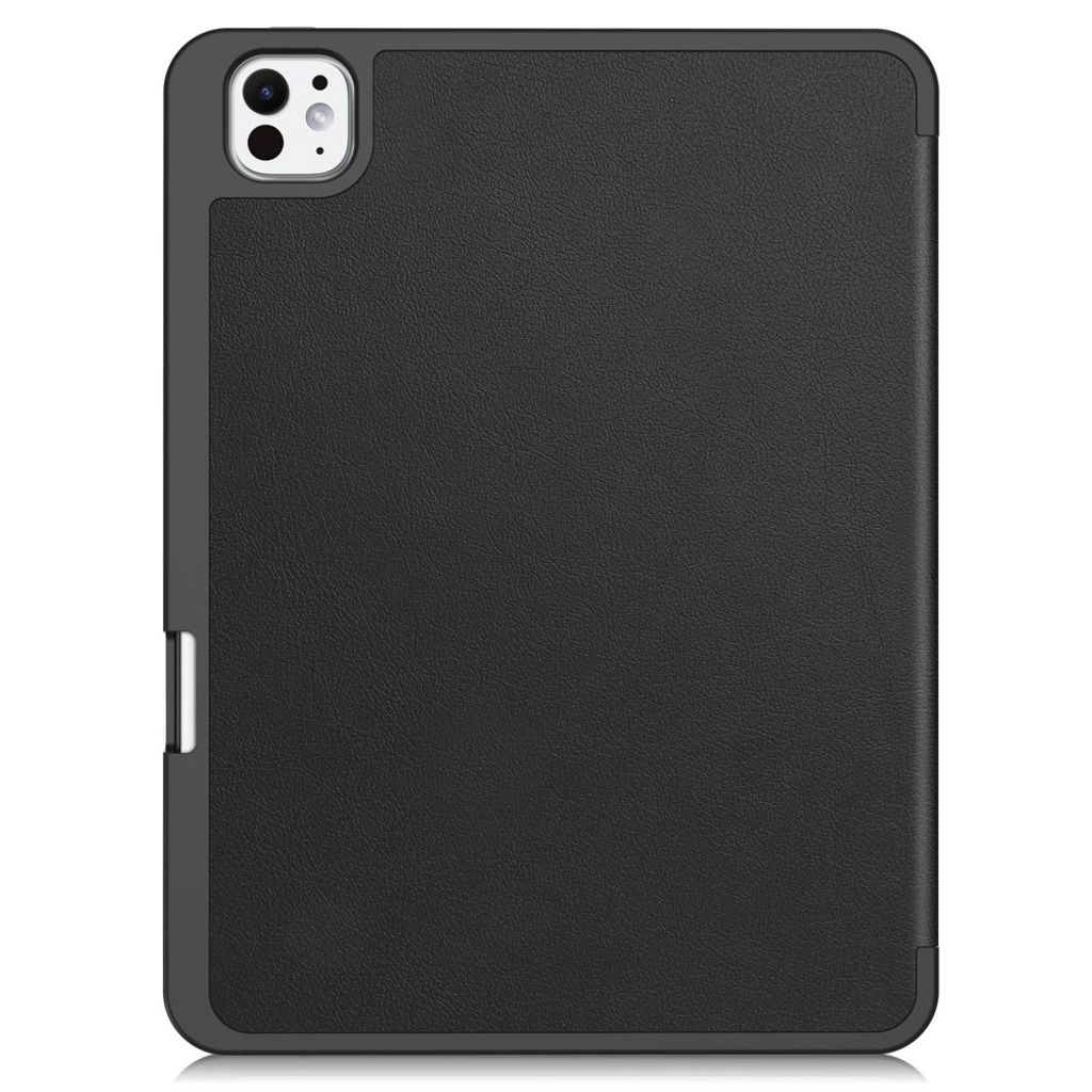 iPad Pro 11" 2025/2024 Tri-fold etui med holder for styluspenn - Svart