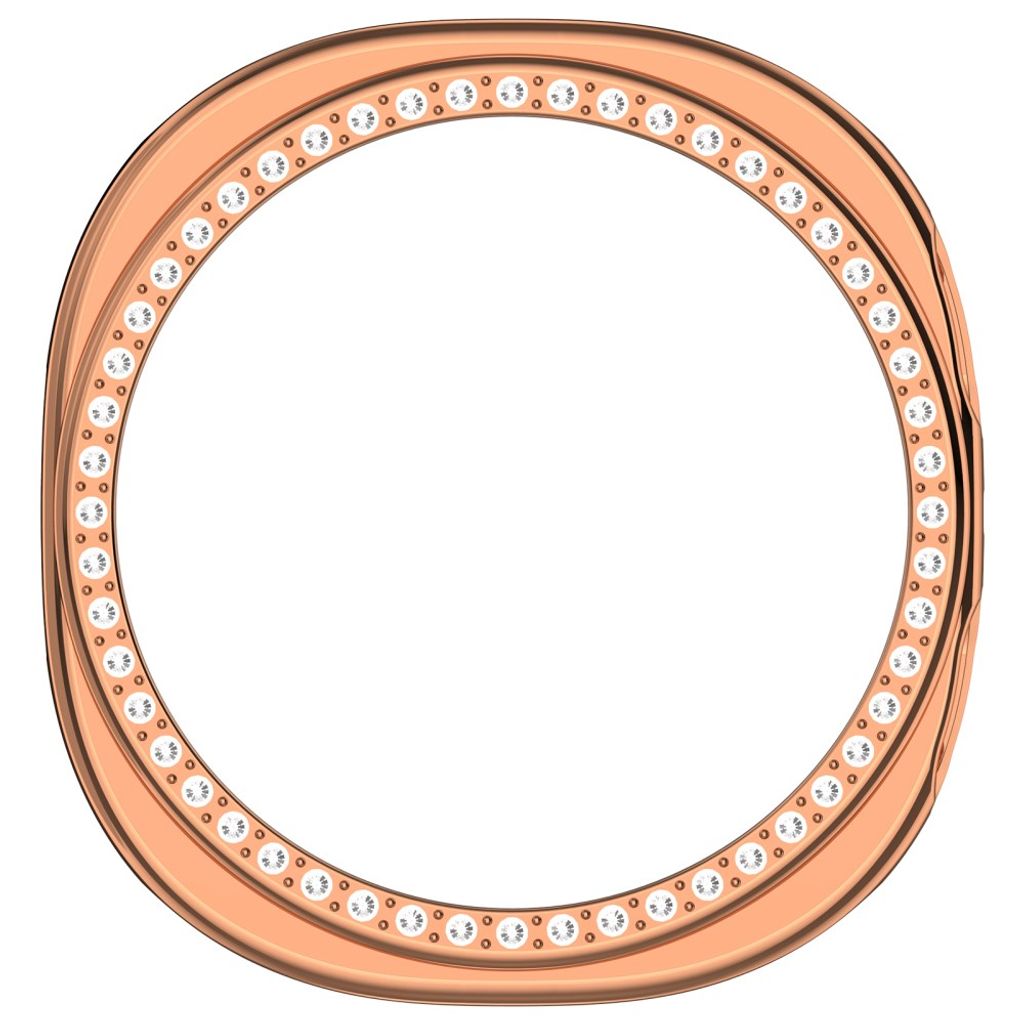 Samsung Galaxy Watch9 44mm Deksel med rhinsteiner - Rose gull
