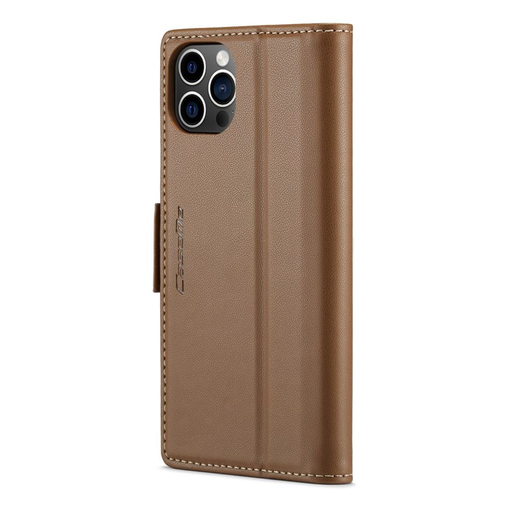 CASEME iPhone 12 Pro Max Kotelo Korttipaikka - Ruskea