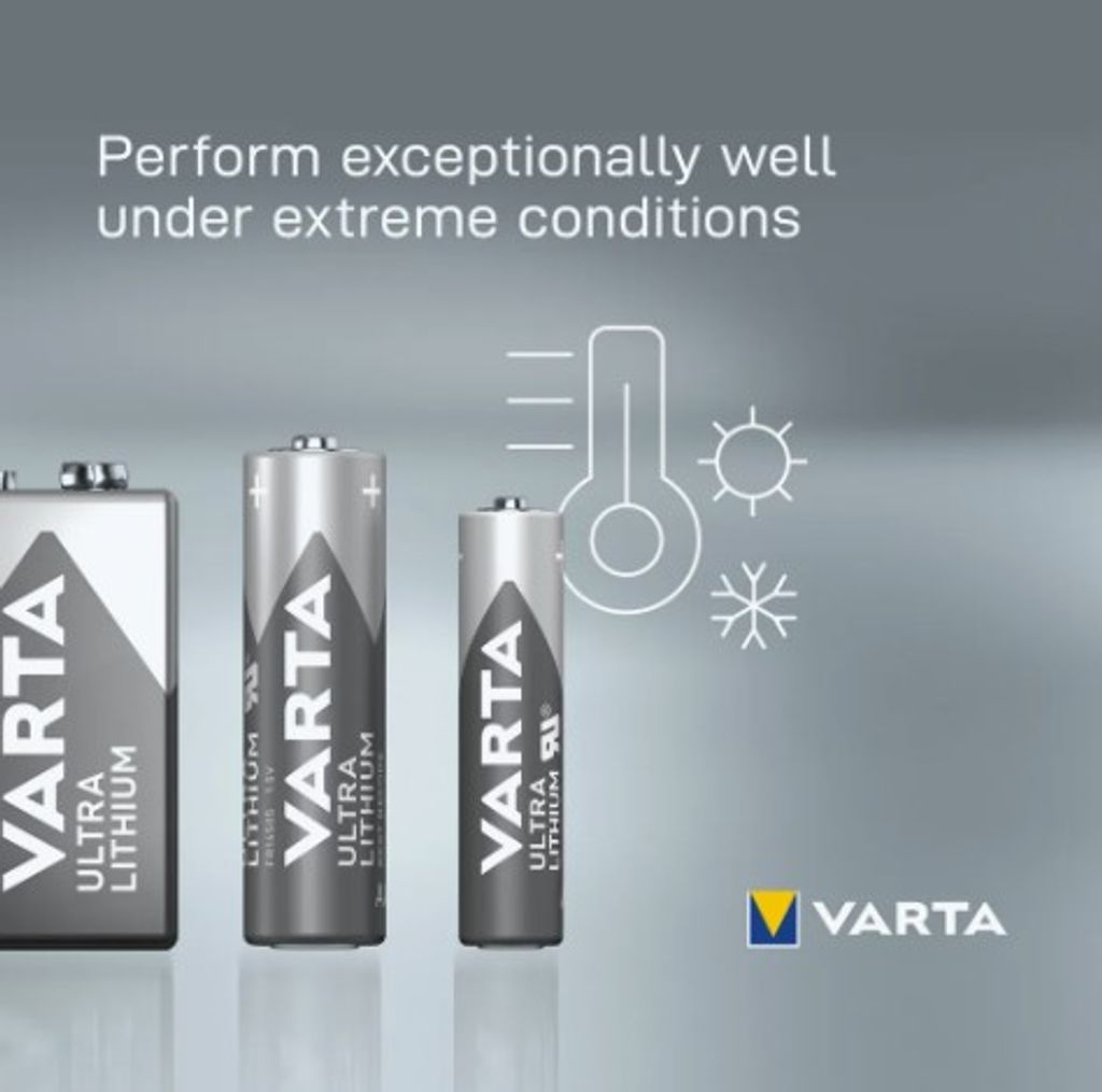 VARTA Ultra Lithium AAA-batterijen 1,5V – verpakking van 10 stuks