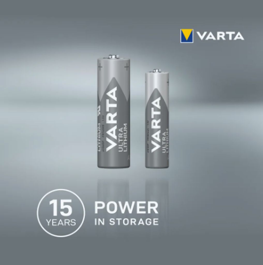 VARTA Ultra Lithium AAA-batterijen 1,5V – verpakking van 10 stuks