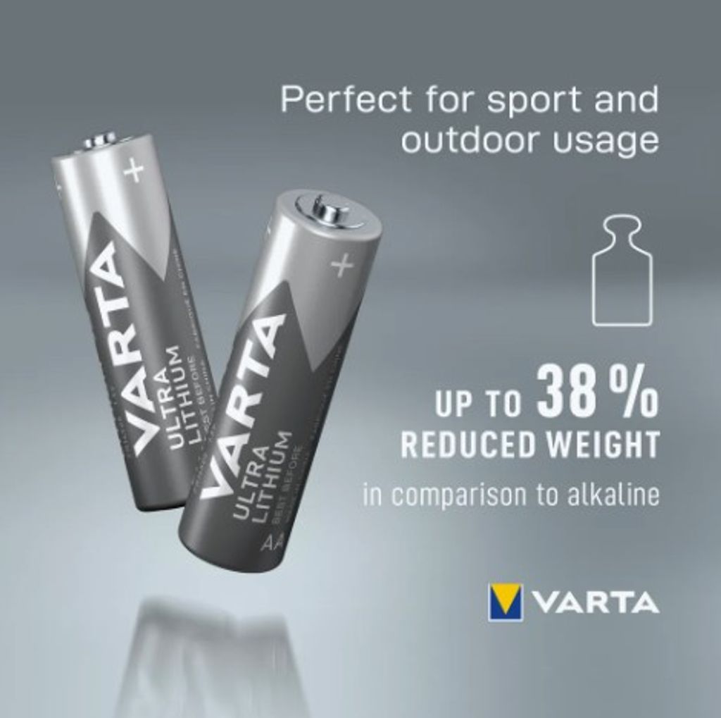 VARTA Ultra Lithium AA-batterijen 1,5V – 10 stuks