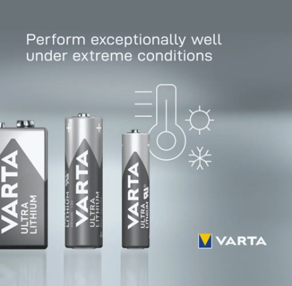 VARTA Ultra Lithium AA-batterijen 1,5V – 10 stuks