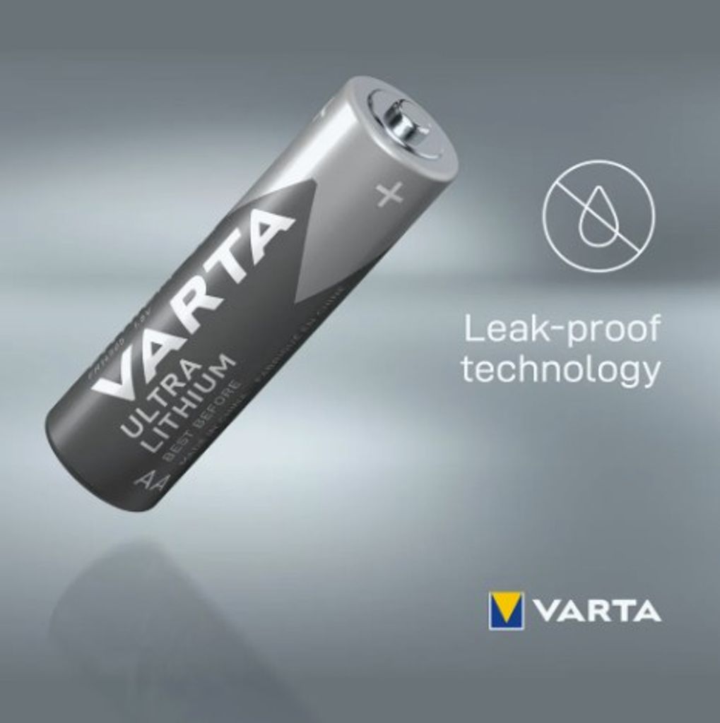 VARTA Ultra Lithium AA-batterijen 1,5V – 10 stuks