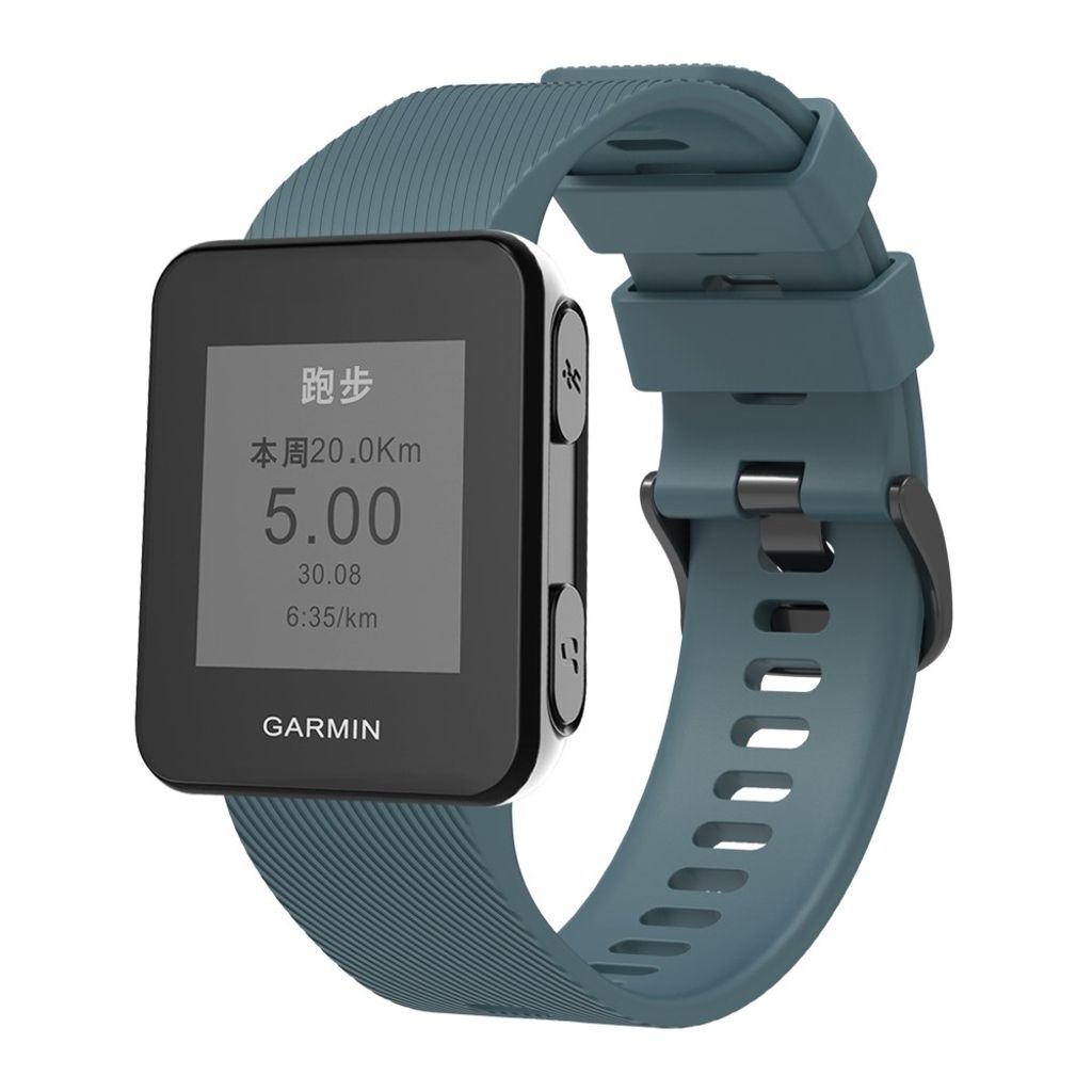 Garmin Forerunner 35 / 30 Klokkereim med svart spenne - Mørkegrønn