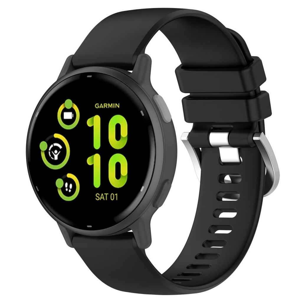 Garmin Vivoactive 5 Klokkereim Silikon - Svart